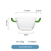 Heat Resistant Borosilicate Glass Bowl Ears Bowl